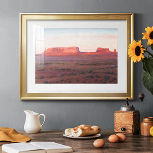 Red Rocks at Dusk I Premium Framed Print - Ready to Hang