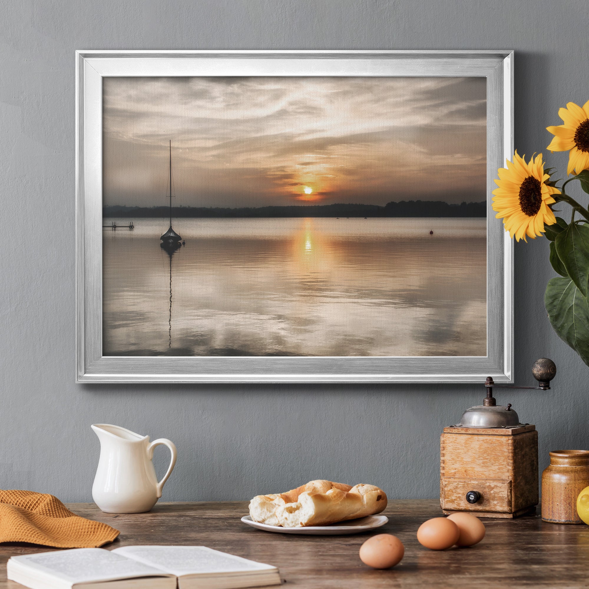 Soft Sunset Premium Classic Framed Canvas - Ready to Hang