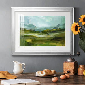 Emerald View III - Modern Framed Art Print