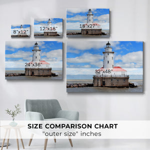 Chicago Harbor Lighthouse - Gallery Wrapped Canvas