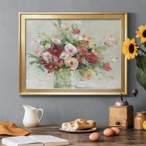 Just Peachy - Modern Framed Canvas Print
