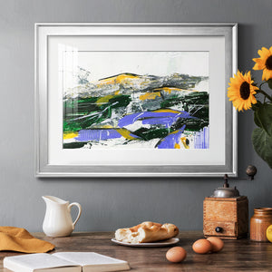 Silent Mountain II - Modern Framed Art Print