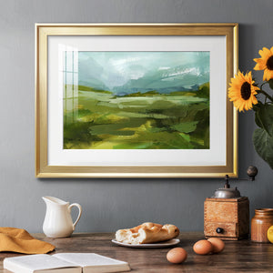 Emerald View II - Modern Framed Art Print