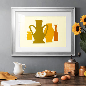 Posing Pottery I - Modern Framed Art Print