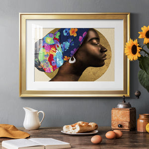 Golden Lady I Premium Framed Print - Ready to Hang