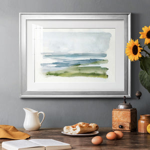 Coastline Splash I - Modern Framed Art Print