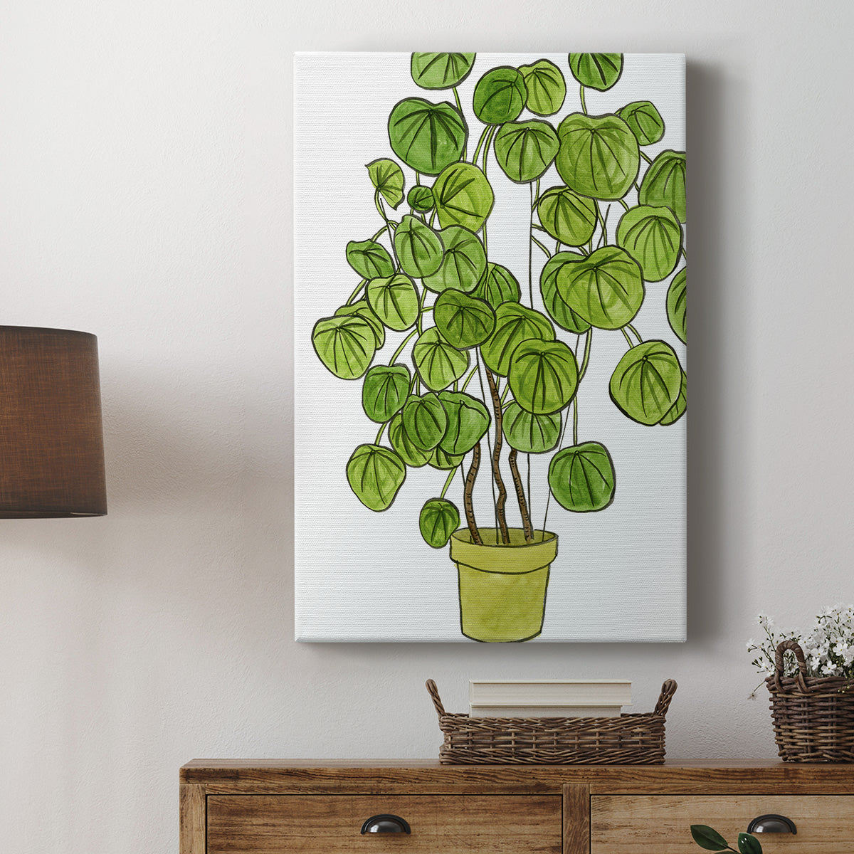 Potted Jungle II Premium Gallery Wrapped Canvas - Ready to Hang