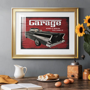 The Garage - Modern Framed Art Print