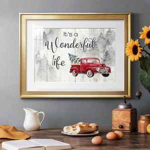 Indigo Kelp I - Modern Framed Art Print