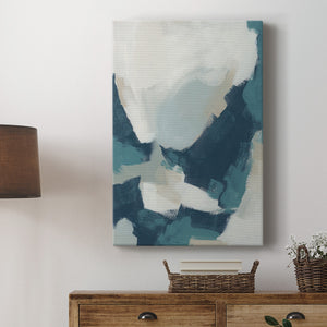 Brushy Blues I - Canvas Art Print
