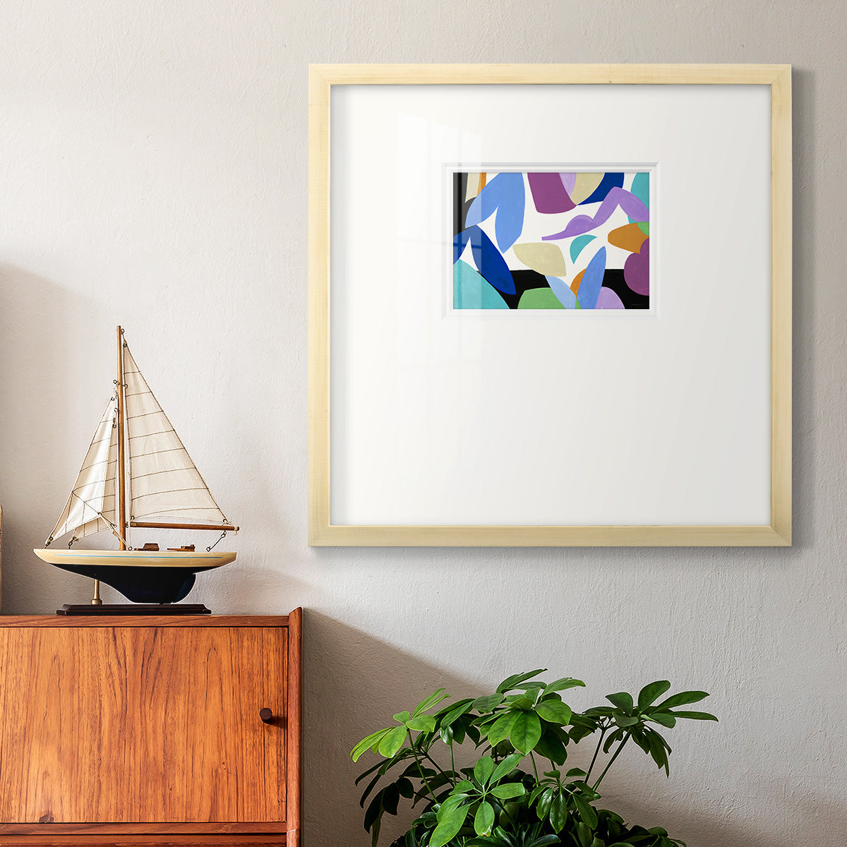 Ode to Matisse II Premium Framed Print Double Matboard