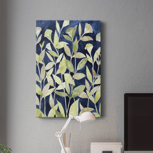 Indigo Blooming Night II - Canvas Art Print