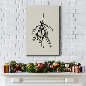 Mistletoe Sketch II - Gallery Wrapped Canvas