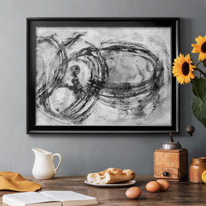 Infinity Rings II - Modern Framed Canvas Print