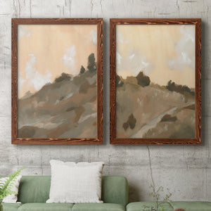 Hillside Walking Path III - Barnwood Framed Canvas Set