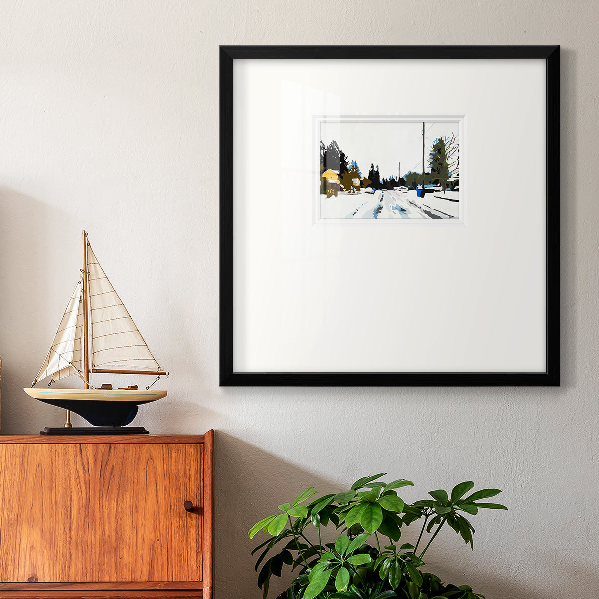 Winterhood Premium Framed Print Double Matboard