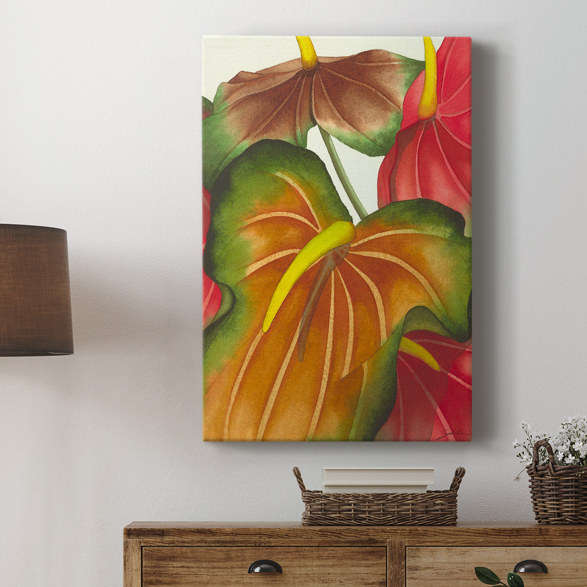 Anthuria I Premium Gallery Wrapped Canvas - Ready to Hang