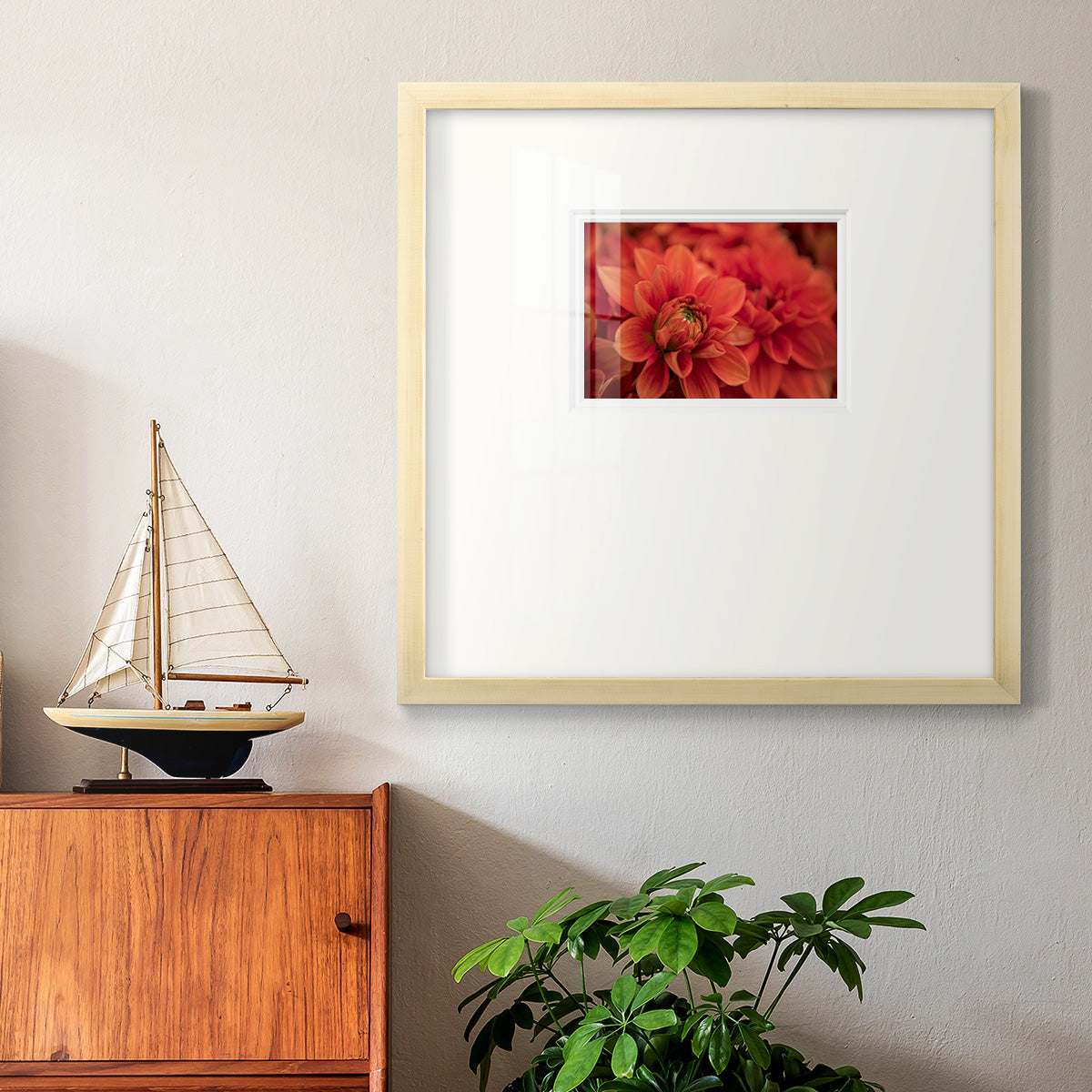 Spring Fire Premium Framed Print Double Matboard