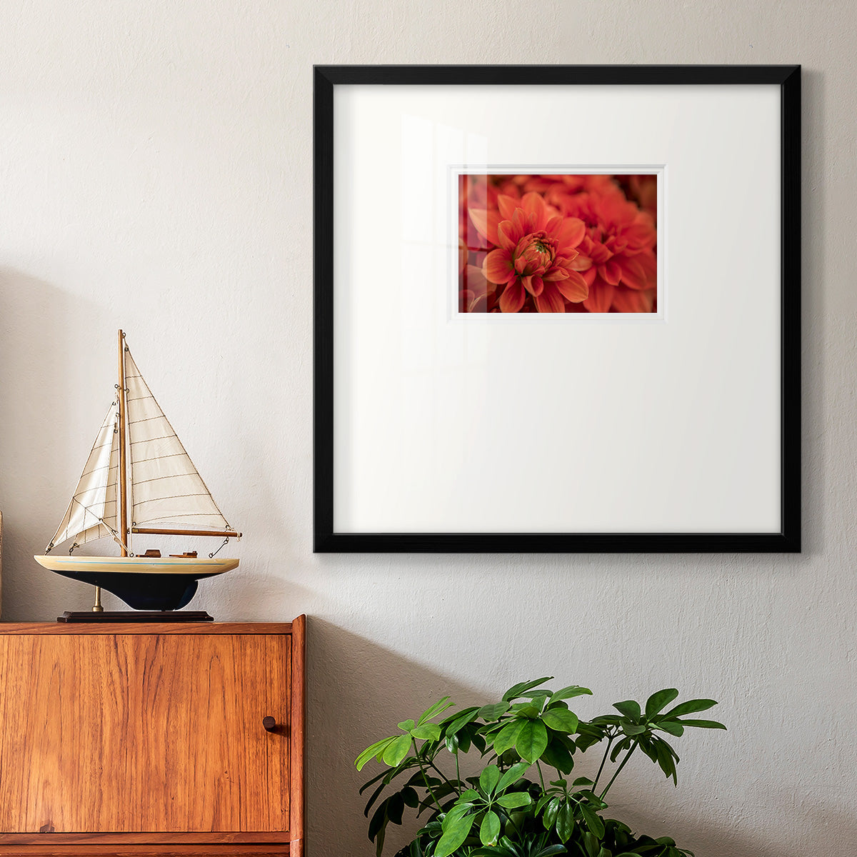 Spring Fire- Premium Framed Print Double Matboard