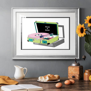 Record Shop II - Modern Framed Art Print