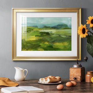 Emerald View IV - Modern Framed Art Print