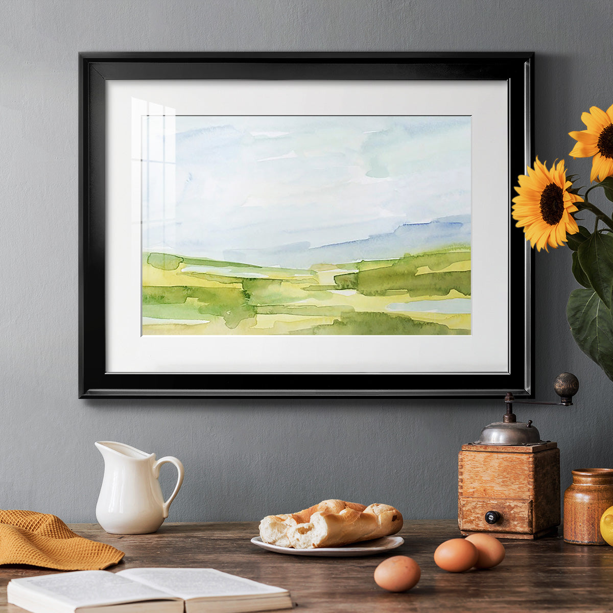 Watery Lowlands IV Premium Framed Print - Ready to Hang