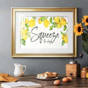 Lemon Squeeze - Modern Framed Art Print