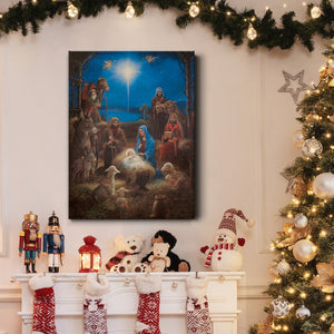 The Nativity - Premium Gallery Wrapped Canvas  - Ready to Hang