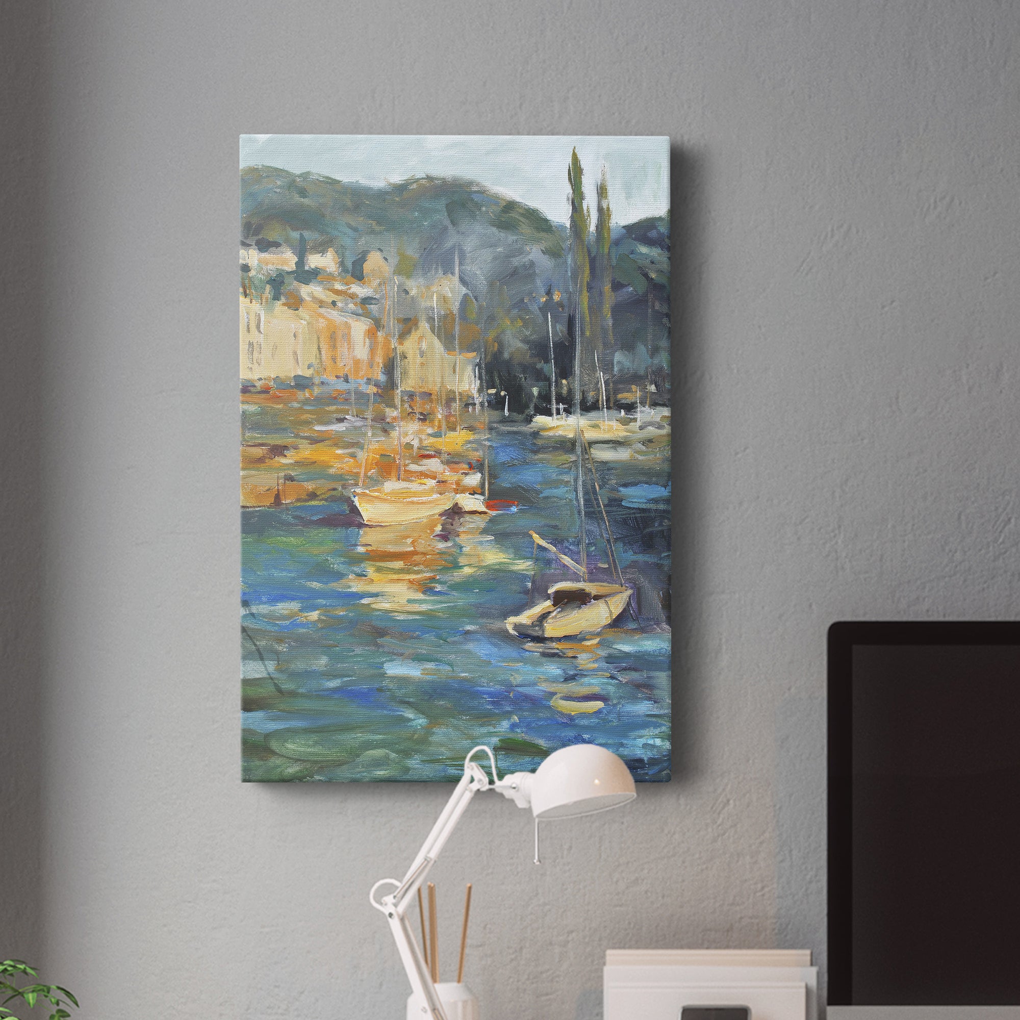 Harbor Side I Premium Gallery Wrapped Canvas - Ready to Hang
