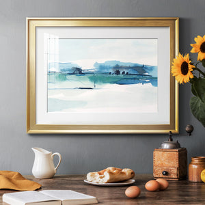Ultramarine Vista II - Modern Framed Art Print