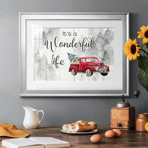 Indigo Kelp I - Modern Framed Art Print