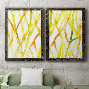 Runnel III - Barnwood Framed Canvas Set