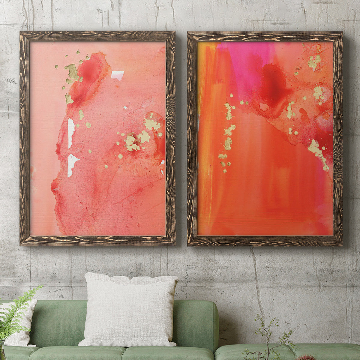 Mythological I - Premium Framed Canvas 2 Piece Set - Ready to Hang