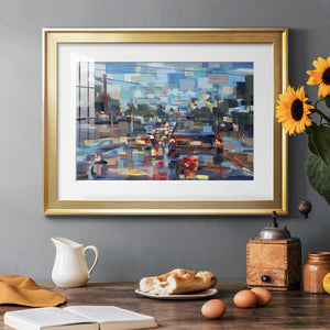 Red Traffic - Modern Framed Art Print