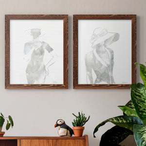Fashion Cover I- Premium Framed Canvas in Barnwood - Ready to Hang