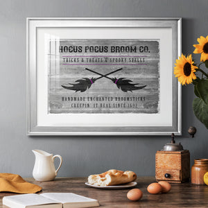 Hocus Pocus Broom Co. - Modern Framed Art Print