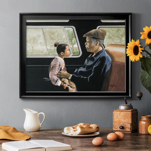 Road Trip II - Modern Framed Canvas Print