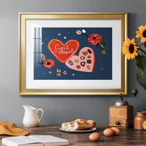 Happy Galentine II - Modern Framed Art Print
