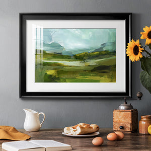 Emerald View III - Modern Framed Art Print