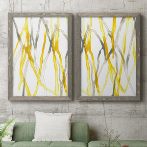 Runnel XIX - Barnwood Framed Canvas Set