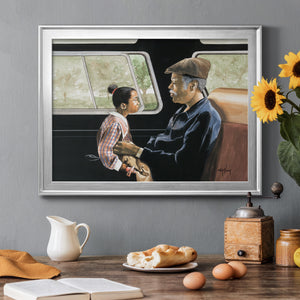Road Trip II - Modern Framed Canvas Print