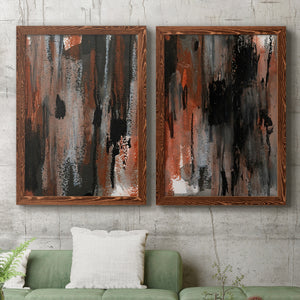 Loft Pastel VII - Barnwood Framed Canvas Set