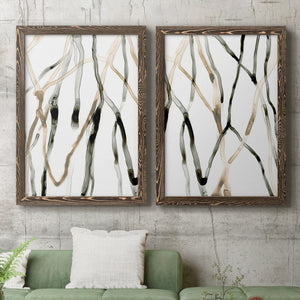 Runnel XI - Barnwood Framed Canvas Set