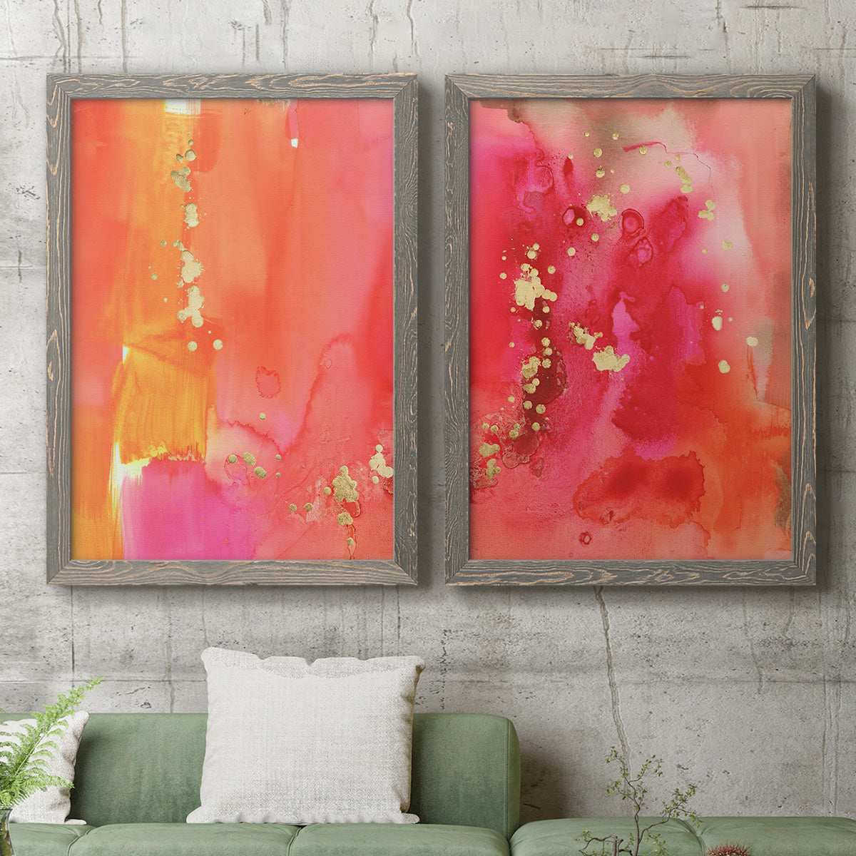 Mythological III - Premium Framed Canvas 2 Piece Set - Ready to Hang