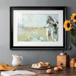 Lone Wolf - Modern Framed Art Print