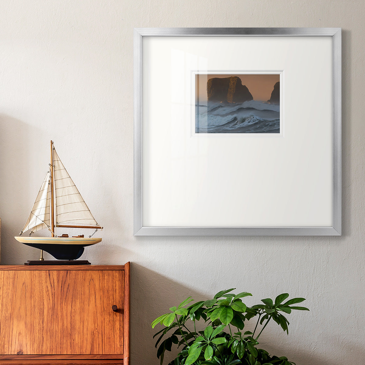 To the Shore Premium Framed Print Double Matboard