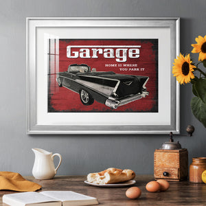 The Garage - Modern Framed Art Print