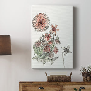 Dahlia Study - Canvas Art Print