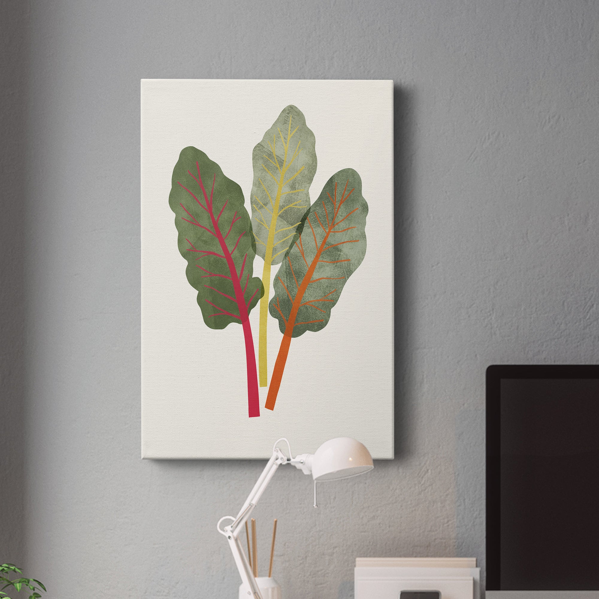 Organic Veg V Premium Gallery Wrapped Canvas - Ready to Hang