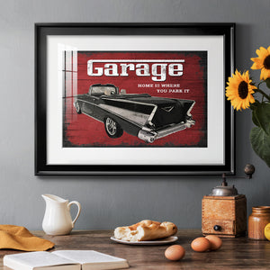 The Garage - Modern Framed Art Print
